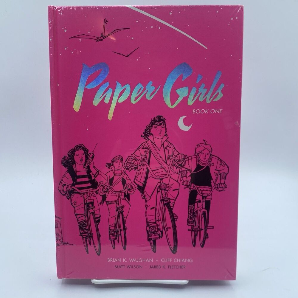 Paper Girls Book One Image Comics by Brian K Vaughan Hardcover (NEW/SEALED) TV
